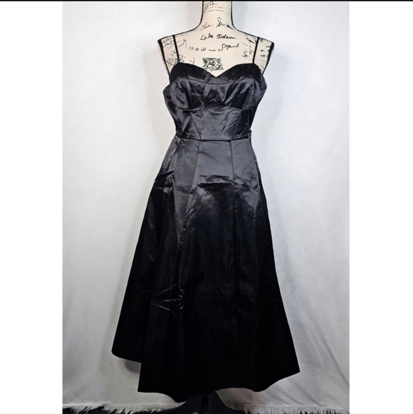 Lulus black A line formal dress sz L NWT - Picture 2 of 9